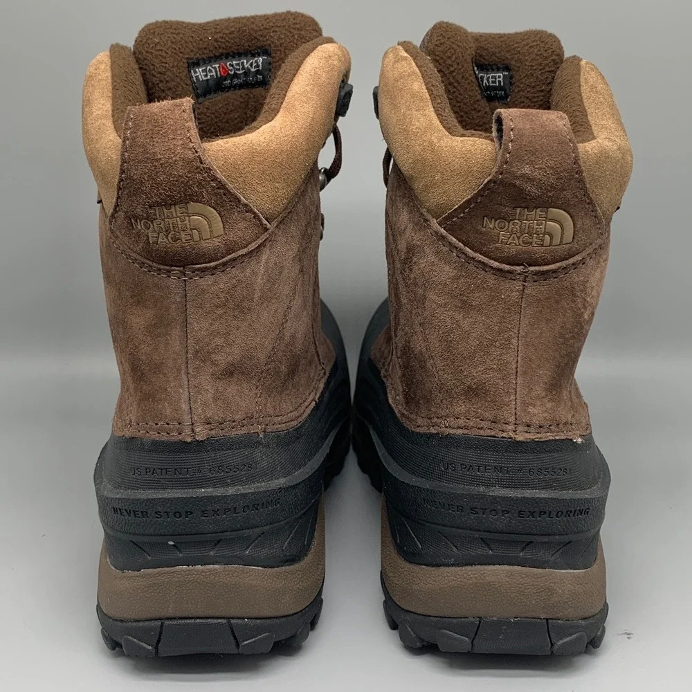 The North Face Brown Duck Heatseeker Waterproof Winter Boots Men's Sz 10‎
